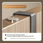 Over-Door Hook Rack with No-Drill Metal Design, Four to Six Hooks and Grey or Black Options for Home Organization