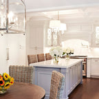 Chapman Classic 6-Light Chandelier, Transitional style, suitable for dining rooms and entryways