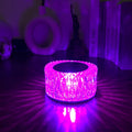 RGB LED Desk Lamp 16 Color Crystal Effect - Portable Battery Powered Night Light with Remote & Touch Control